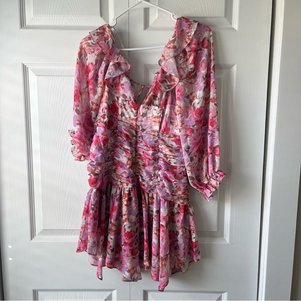 For Love and Lemons Sofia Mini Dress Size Small - Picture 11 of 11